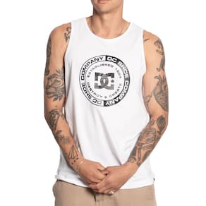 Regata DC Shoes DC Corpo SM25 Masculina Branco