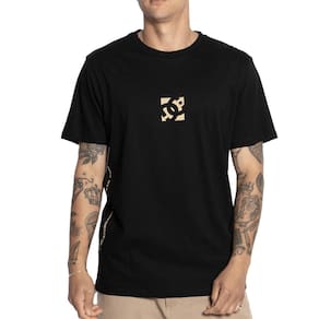 Camiseta DC Shoes Side By Side SM25 Masculina Preto