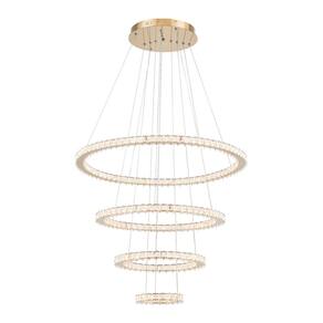 Lustre Pendente Astraled Slaney PL-9748 Dourado Led Bivolt