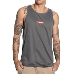 Regata DC Shoes New Tape SM25 Masculina Cinza Escuro