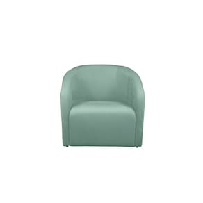 Poltrona Decorativa Lara Veludo Acqua - Montanaris Decor