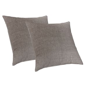 2 Capas De Almofadas Decorativa 50x50 Suede Santorini Nude
