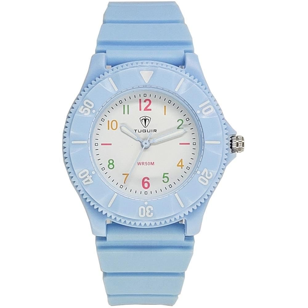 Relógio Tuguir Feminino Ref: 2151 Tg30341 Infantil Analógico Azul