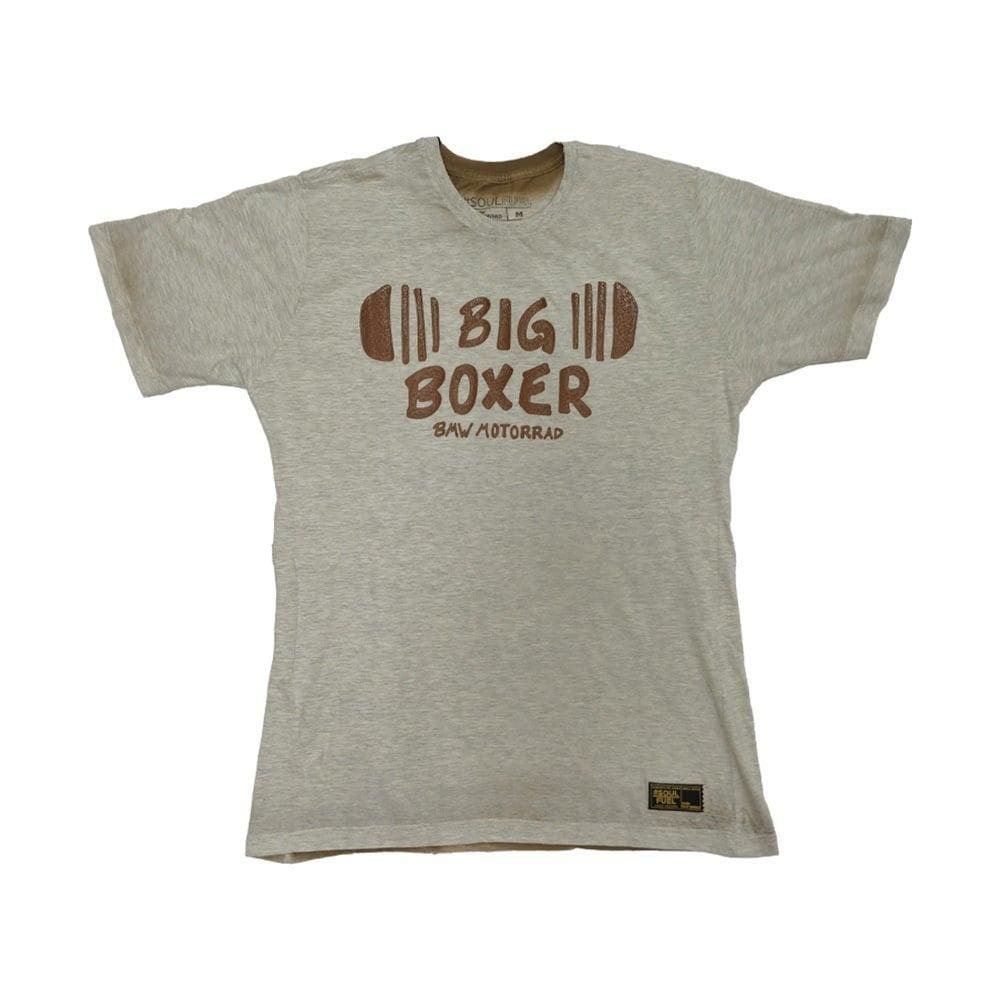 Camiseta Big Boxer - Cinza Mescla Claro