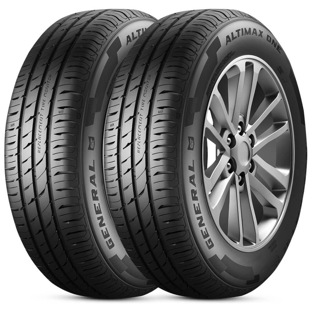 Kit 2 Pneu General by Continental Aro 15 195/65r15 91h Tl Al