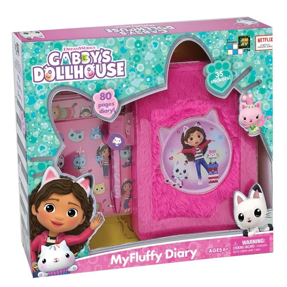 Gabby`s Dollhouse Diário de Pelúcia - Fun Divirta-se