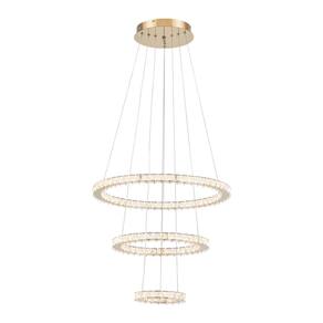 Lustre Pendente Astraled Slaney PL-9747 Dourado Led Bivolt
