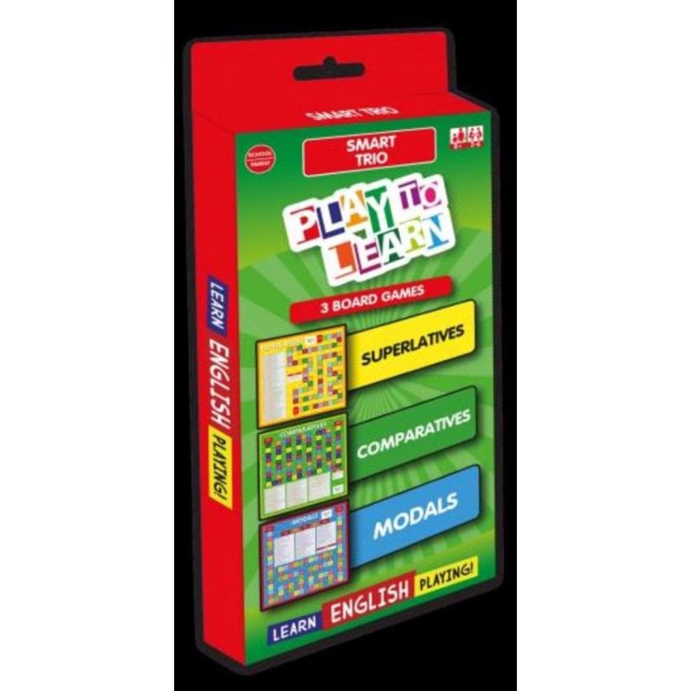 Play To Learn - Smart Trio - 3 Board Games