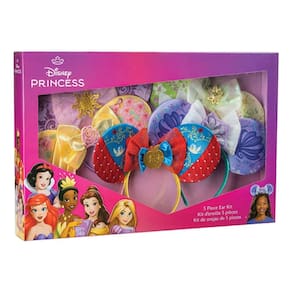 Conjunto 5 Tiaras Princesas Orelha Do Mickey - Disney