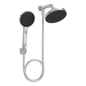 Ducha Cromada Redonda Com Desviador Chuveirinho - Deca