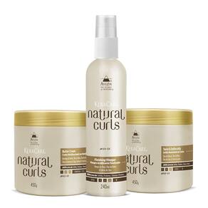 Avlon Kit Natural Curls De Finalização Para Cacheadas E Crespas