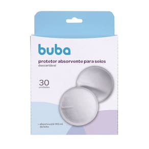 Protetor de Seios Amamentação Descartável 30 Unidades Ultra Fino Buba