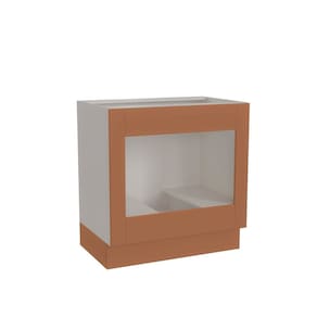 Balcão para Forno de Embutir 80cm sem Tampo Arizona Cabecasa Madeiramadeira Branco/Terracota