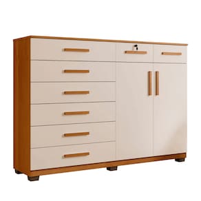 Cômoda New Triunfo 8 gavetas 2 portas Benetil