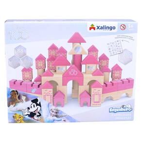 Brinquedos Brincando Engenheiro Castelo das Princesas com 80 Blocos