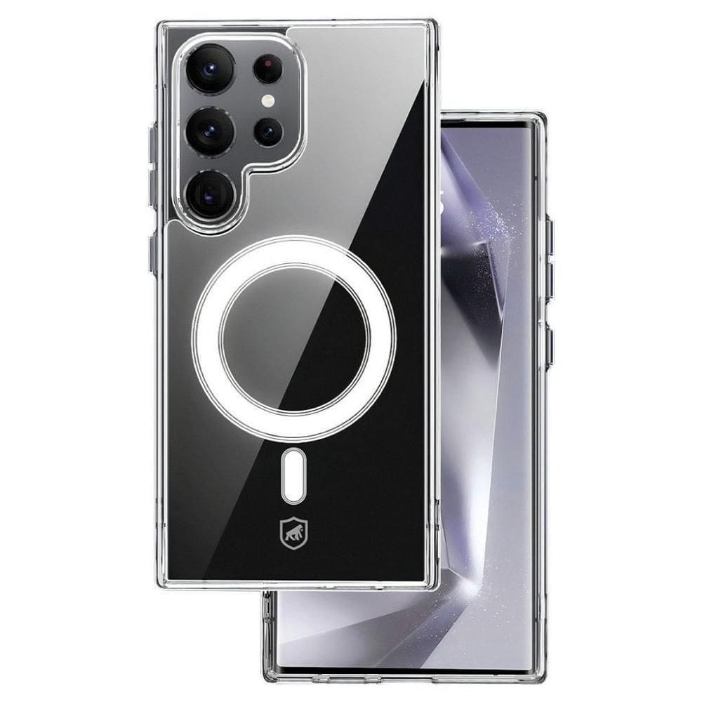 Capa Magsafe Para Samsung Galaxy S24 Ultra - Transparente - Gshield