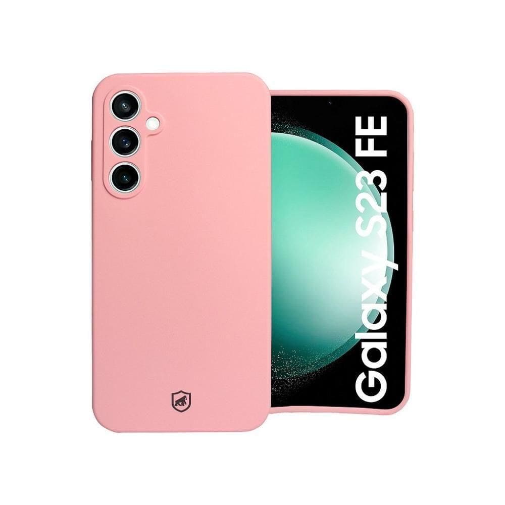 Capa Para Samsung Galaxy S23 Fe - Silicon Premium Rosa - Gshield