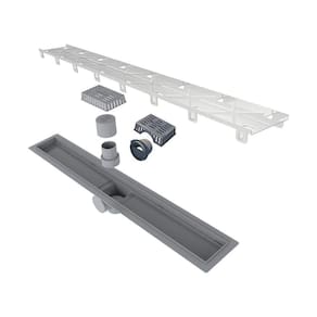 Ralo Linear Elleve Smart Sifonado 915 60cm Com Tampa Oculta