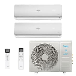 AR Condicionado Bi-Split Inverter Elgin 18.000 Btus Quente e Frio 220v (2X Evap HW 09.000) Plus R-32 Wi-Fi