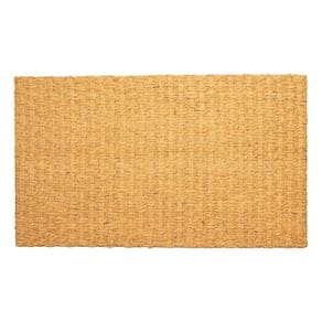 Capacho Fibra De Coco Bahia 03 Bege 0,45x0,75m