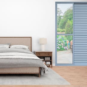 Porta Balcão 3 Folhas Alumínio 2,10 X 1,20 com Fechadura Branco