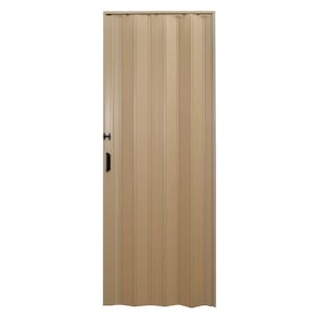 Porta Sanfonada de Pvc 80cm X 210cm Bege