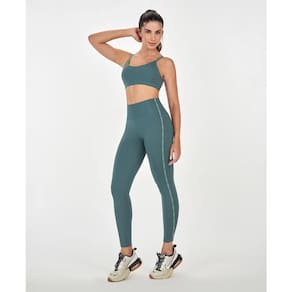 Legging Alto Giro Feminina Elástico Personalizado Esportiva