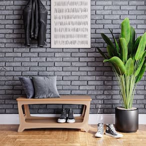 Sapateira para Quarto 100cm Chad 100% Mdf Marrom