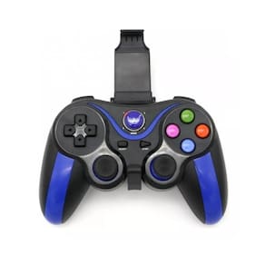 Controle Bluetooth Joystick P/celular Pc/ps3/ps4/switch Al-g7 Azul Azul