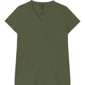 Blusa Baby Look Feminina Gola V Malwee Ref. 47373