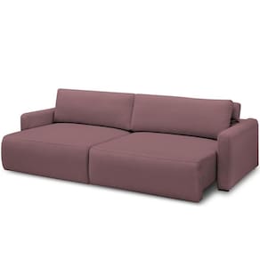 Sofá Retrátil Reclinável Para Sala De Estar Living 210cm Sevilha F04 Veludo Lilás