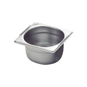 Cuba Tramontina Gn 1/6 Em Aço Inox Com Alças Móveis Profundidade 100 Mm - Aço 430 Tramontina
