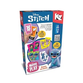 Jogo De Memória Stich Play 32 Peças Elka - 1284