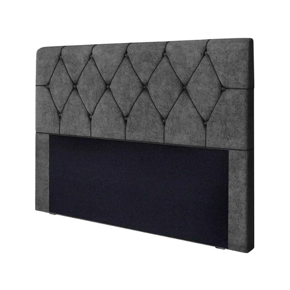 Cabeceira Estofada Leila 1,95 King Size Speciale Home Cinza