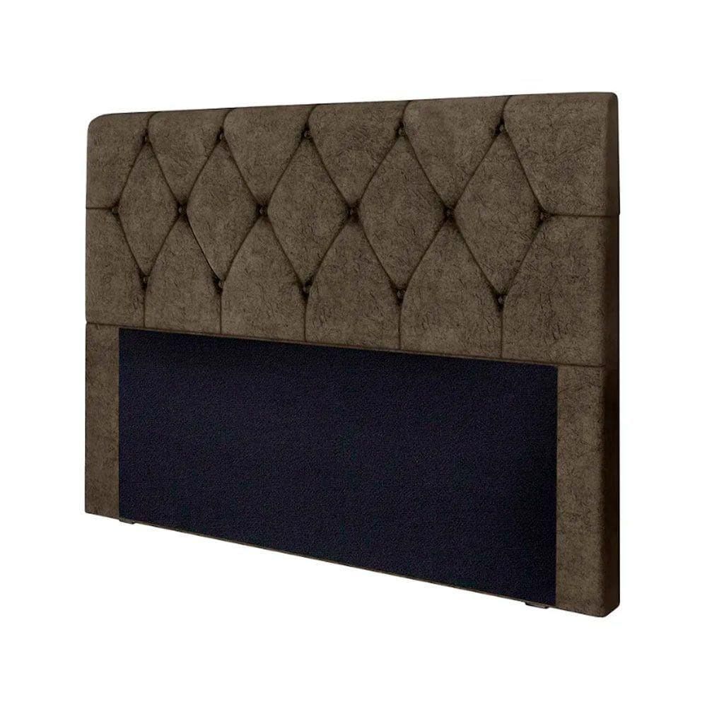 Cabeceira Estofada Leila 1,60 Queen Speciale Home Chocolate