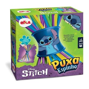 Jogo Stich de Mesa Infantil Puxa Espinho Elka - 1297