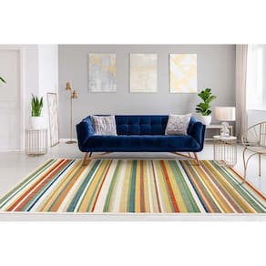 Tapete Sisal Aurora 01 Colorido 2,00x2,50m - Edantex