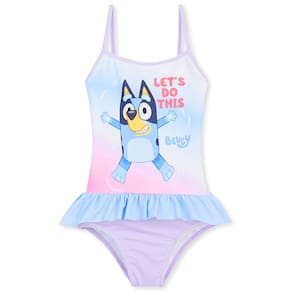 Traje de natação Bluey Girls Full Body Swimsuit 4-5 anos