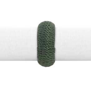Jogo De 4 Argolas De Guardanapo Rayon Olive Copa&amp;cia