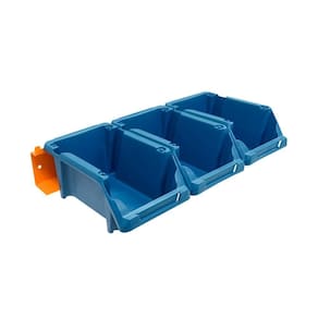 Suporte Com 3 Gavetas N3 Azul Parede E Painel Presto