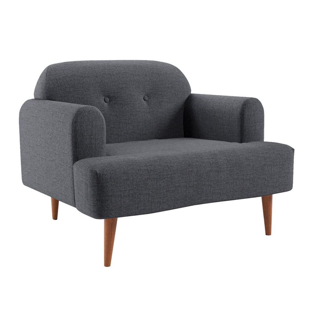 Poltrona Kiev Linho Grafite