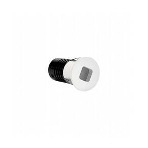 Spot De Embutir Nordecor Domy Nam Mini Redondo Led Alto Irc 90 1w Bivolt Branco 3000k Luz Amarela 6524