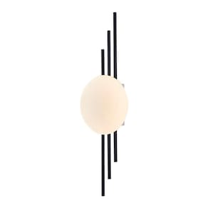 Arandela Nordecor Cami Led Bivolt Preto 3000k Luz Amarela 2722