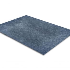 Tapete Carpete Simples Aveludado 2,00x2,50 Borda Sem Costura Cinza