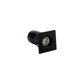 Spot De Embutir Nordecor Auko Mini Quadrado Led Alto Irc 90 1w Bivolt Preto 3000k Luz Amarela 6531