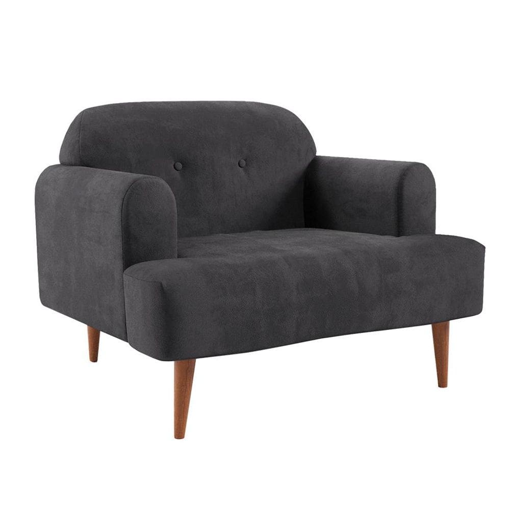 Poltrona Kiev Velosuede Grafite