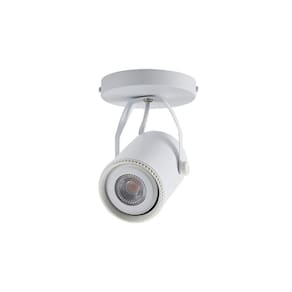 Spot Direcionável De Sobrepor Nordecor Lille Com Canopla Par20 E27 Bivolt Branco 6270