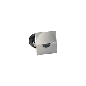 Balizador Nordecor Mini Romi Quadrado De Embutir Alto Irc 90 Led 1w Bivolt Branco 3000k Luz Amarela