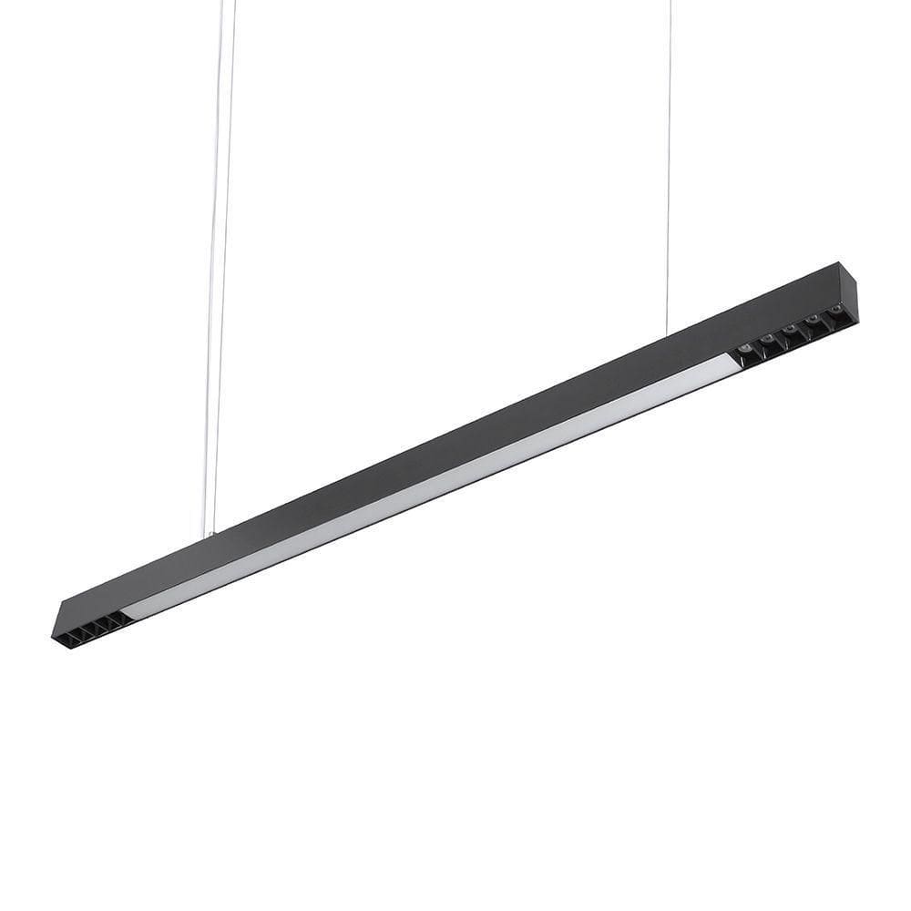 Lustre Pendente Nordecor Lyta Dif Led Bivolt Preto 3000k