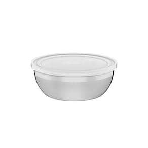 Pote Tramontina Freezinox Redondo Em Aço Inox Com Tampa Plastica 18 Cm 1,6 L